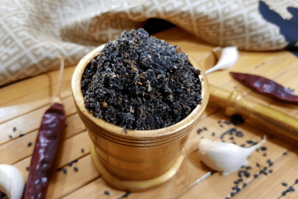 Dry Black Sesame Chutney