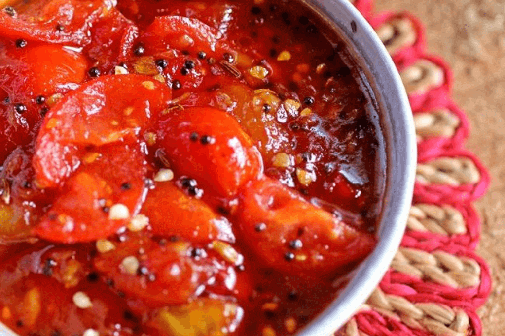 Tomato and Sweet potato Chutney